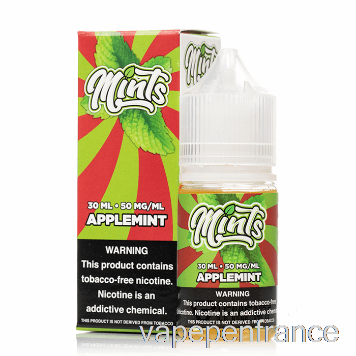 Sels De Menthe Pommée - Menthes Vape Co - 30 Ml 30 Mg Stylo Vape